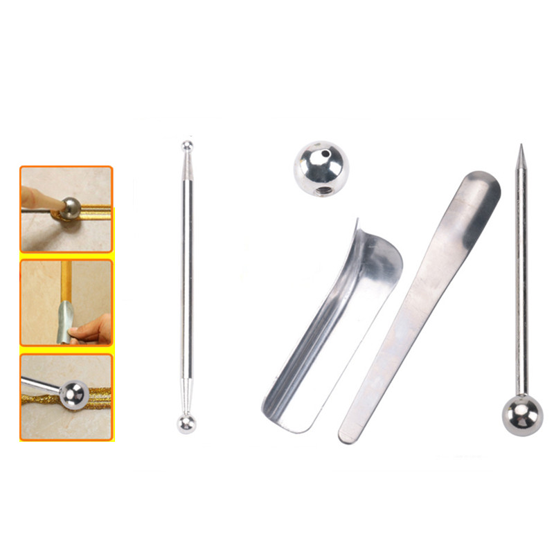 Ceramic Tile Blank - 5 Chiếc Thép Putty Dao Chong