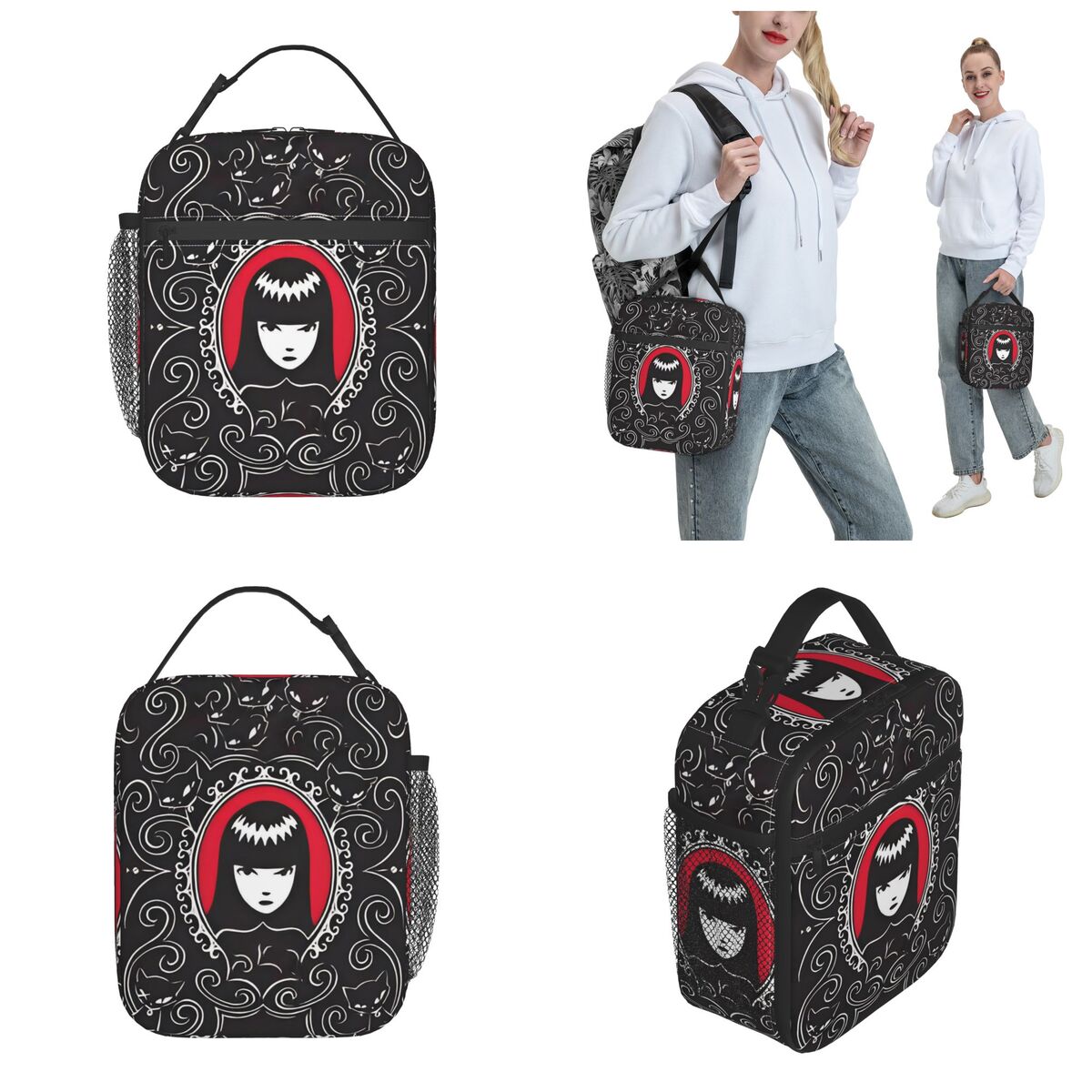 E-Emily The Strange Funny Prin - đánh giá và giá Tote Bag Sublimation